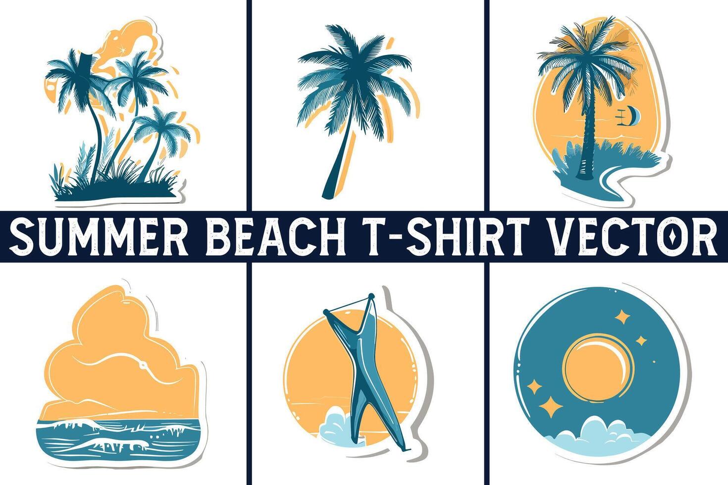 Summer beach t shirt , Summer slogan with beach illustration, Summer, Aloha surf typography for t-shirt print , beach print vector