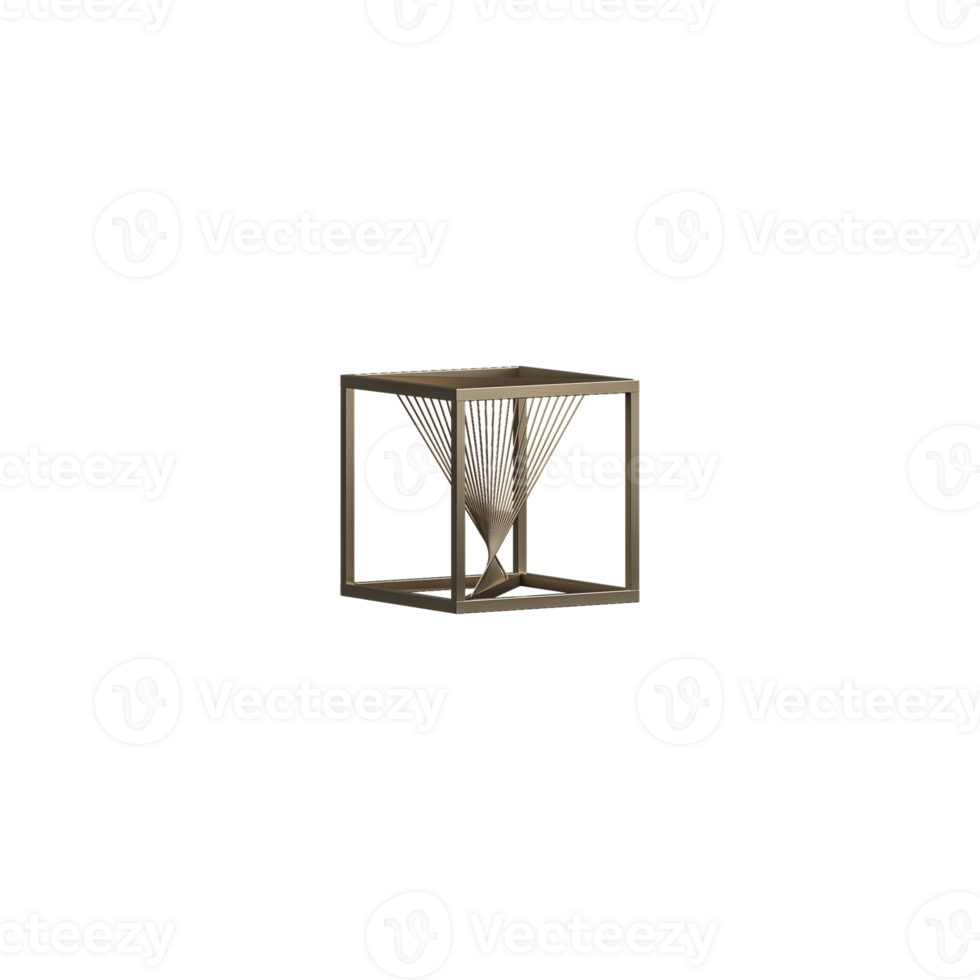 home decoraction Corbel side table isolated on transparent Canvas png