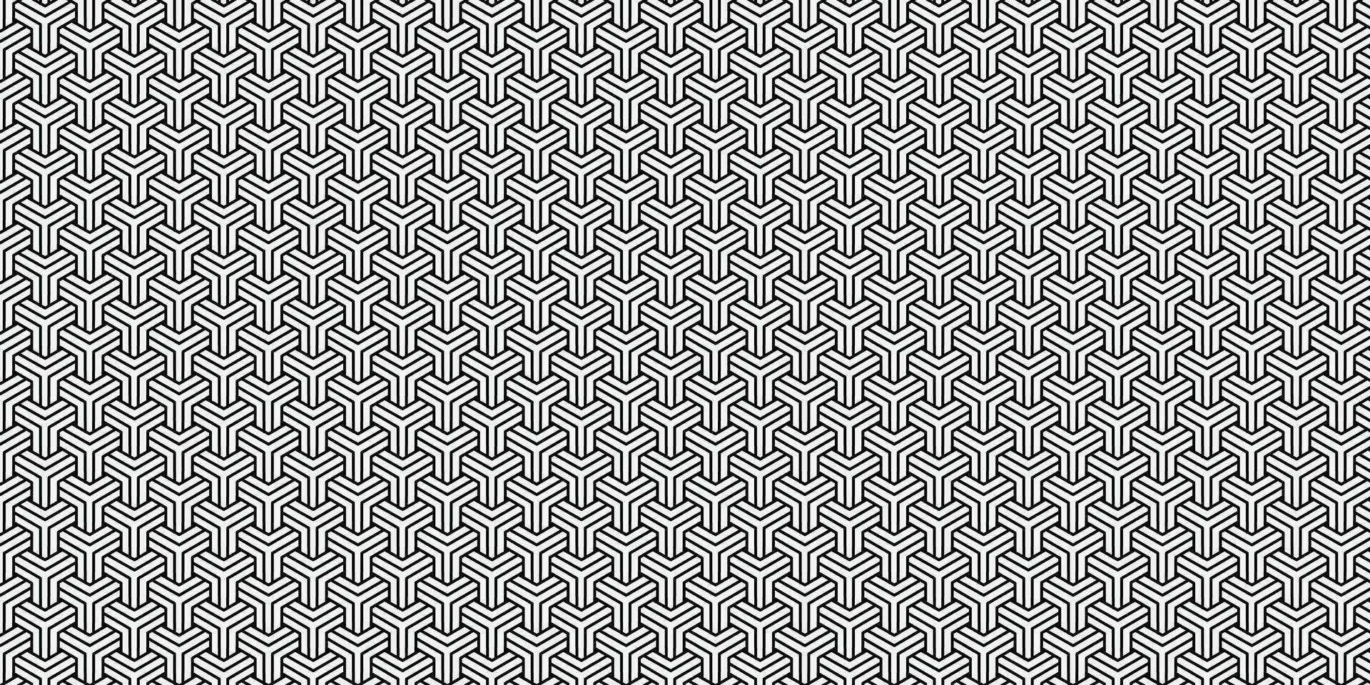 A seamless pattern with lines that are drawn by hand. vector