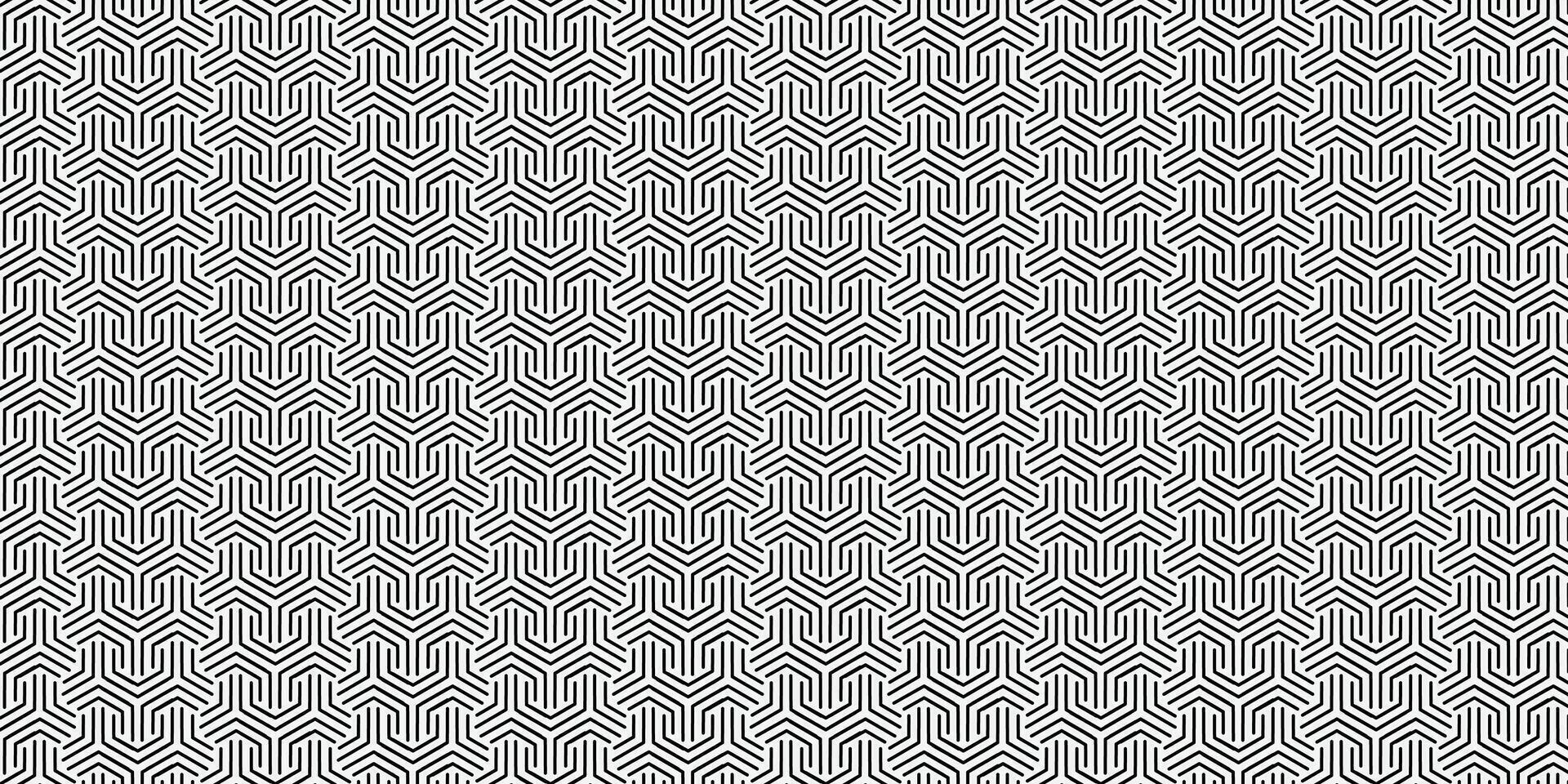 A seamless pattern with lines that are drawn by hand. vector