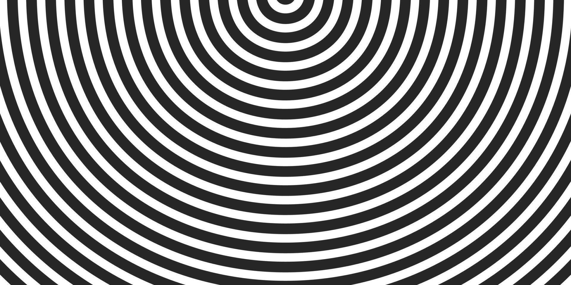Abstract circle line background, stripes or lines design. Optical art. vector