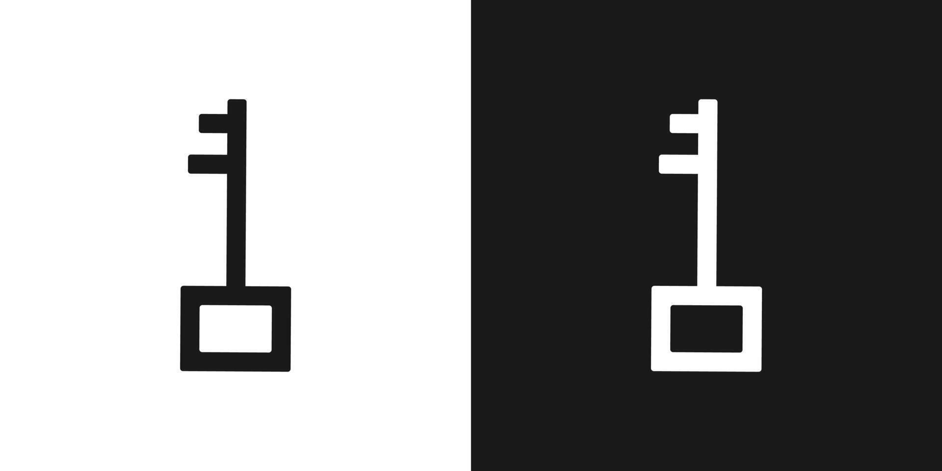 Access key line art icon for apps and website. vector