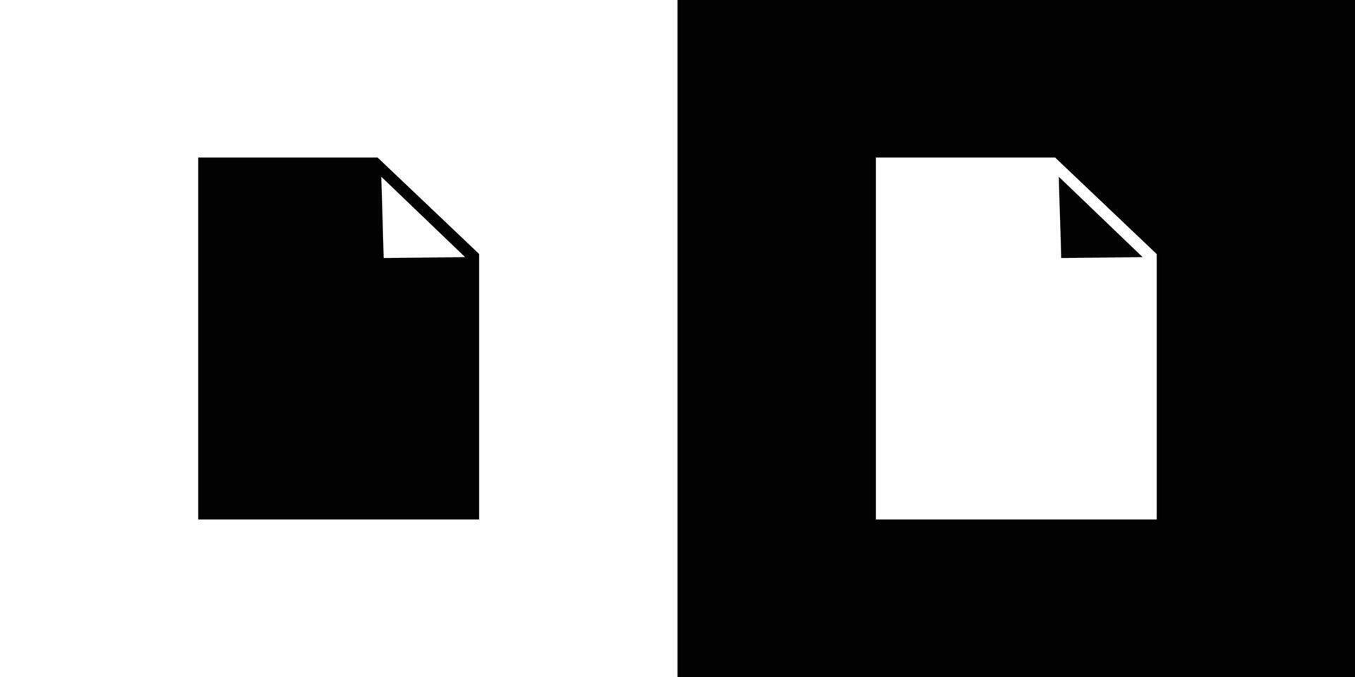 File black and white icon . vector