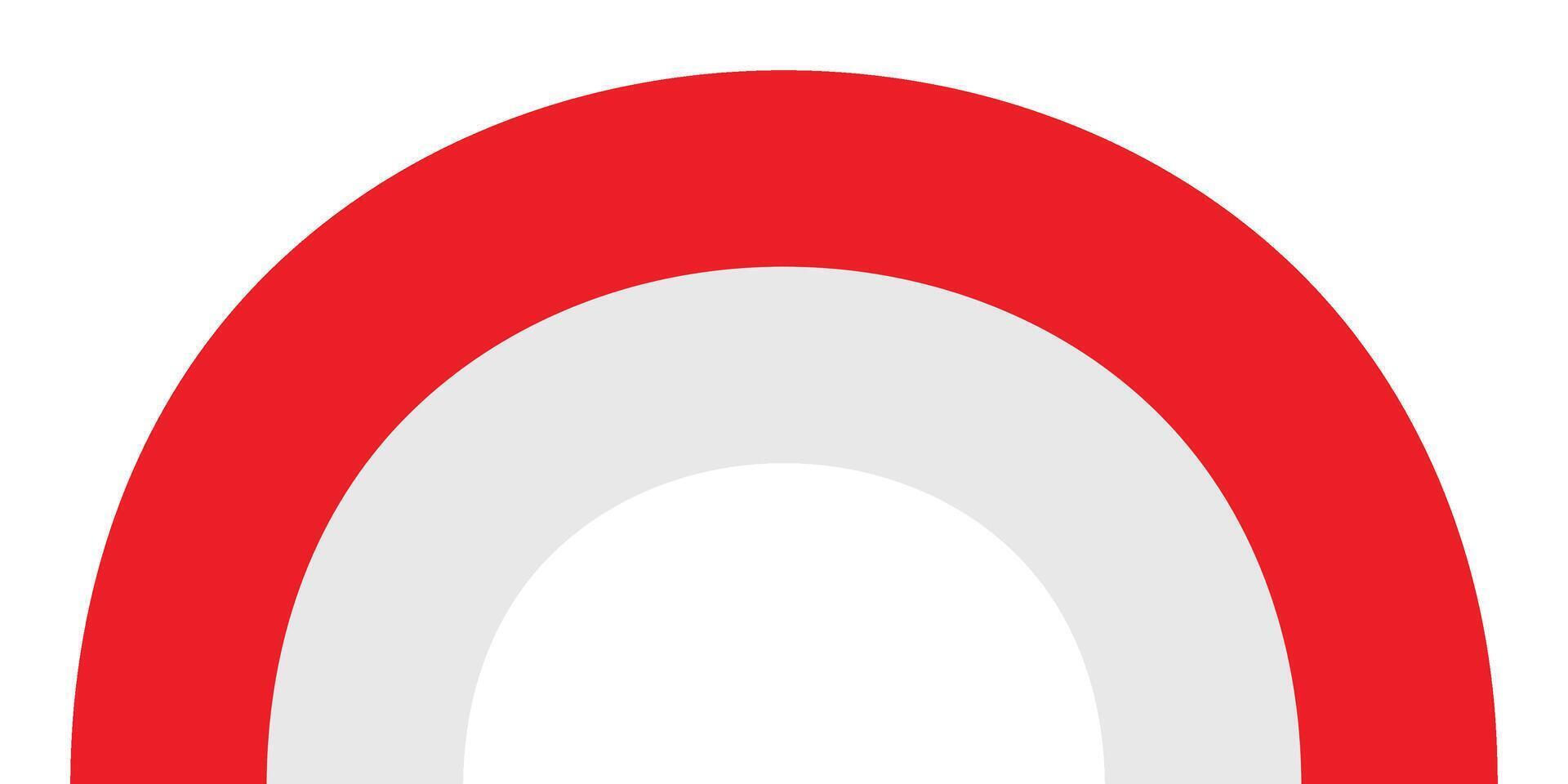 Flag of Indonesia ribbon vector