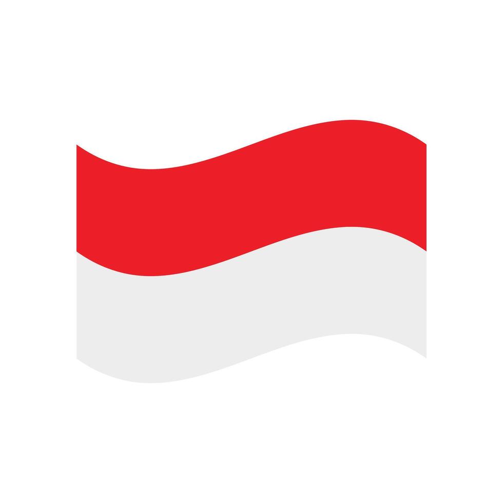 Flag of Indonesia vector