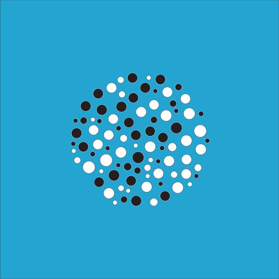 the bubble circle for the background vector