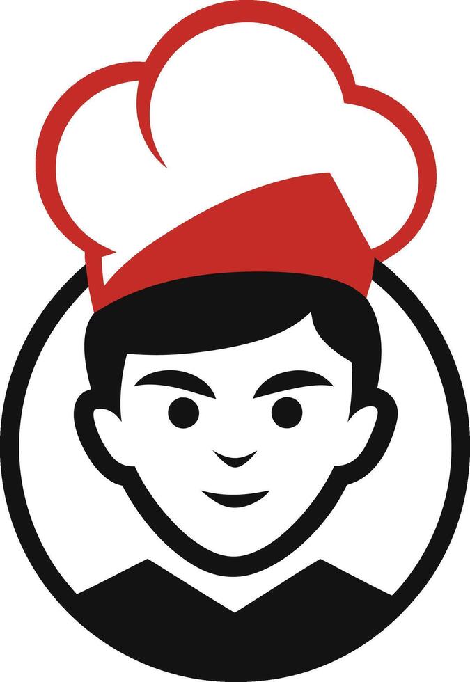 Mustache Chef for Kitchen Bar Restaurant Food Delicious Dish Menu logo design inspiration silhouette logo vector