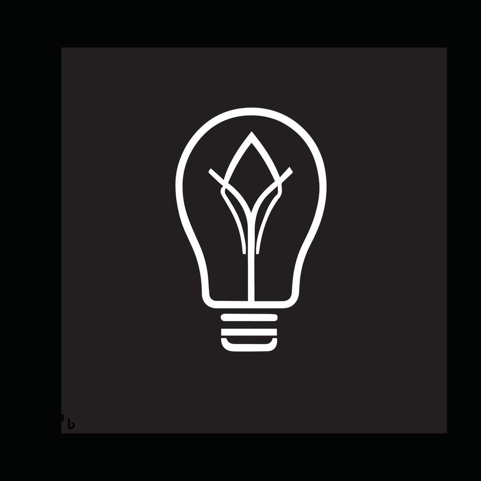 Electric bulb light vector