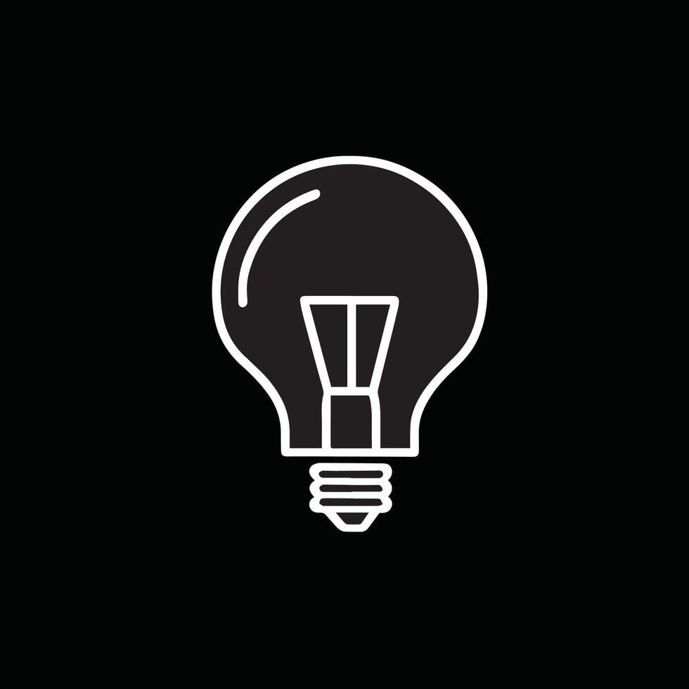 Electric bulb light vector
