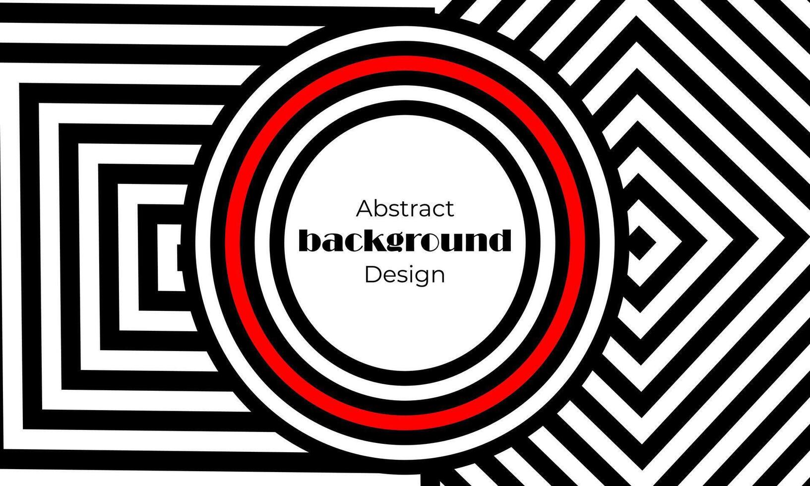 Monochrome Abstract Dynamic Pattern Background vector