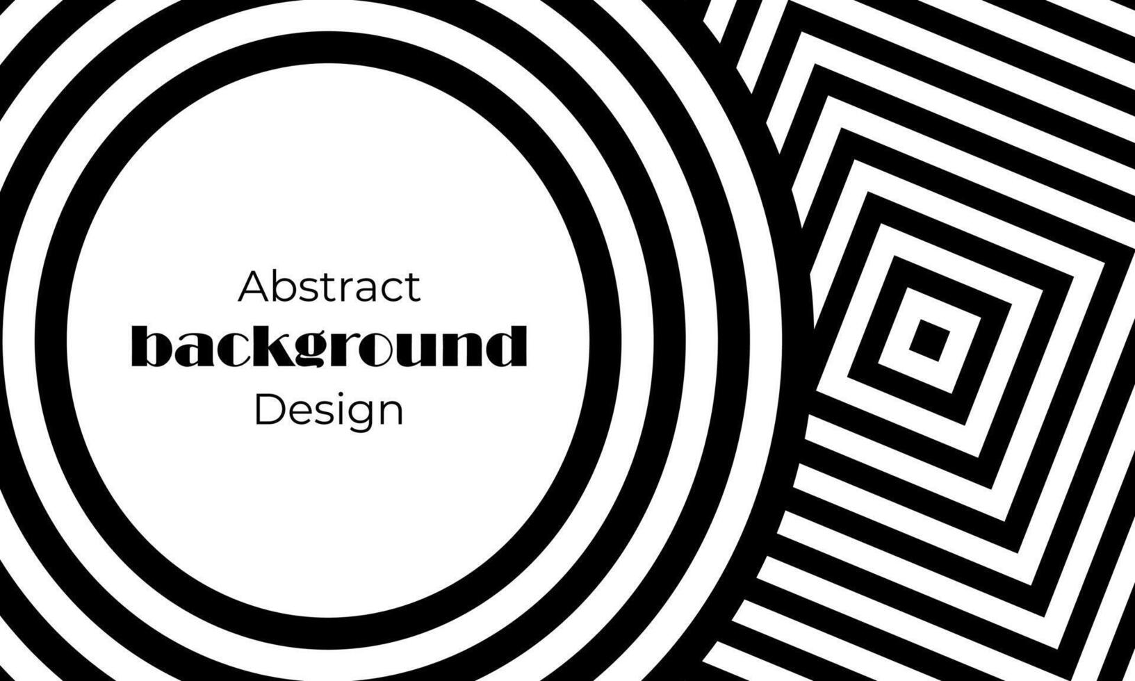 Monochrome Abstract Dynamic Pattern Background vector