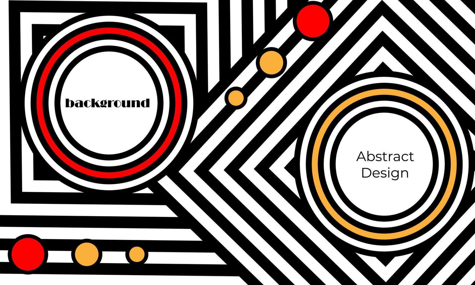 Monochrome Abstract Dynamic Pattern Background vector