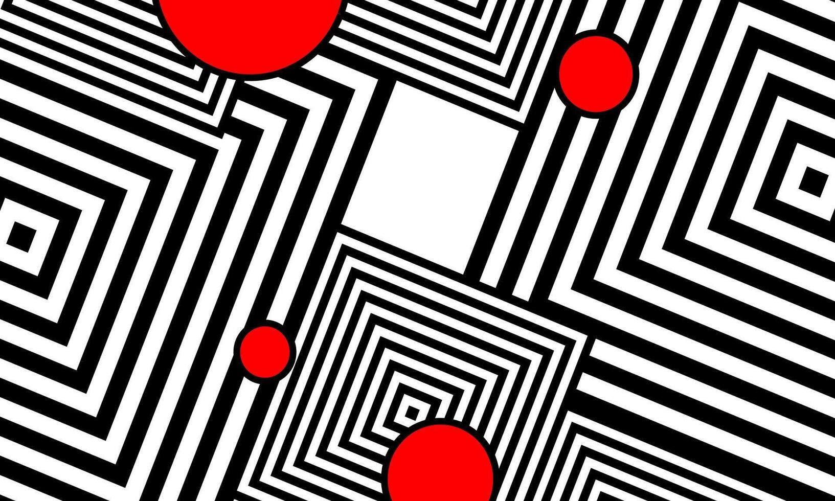 Monochrome Abstract Dynamic Pattern Background vector