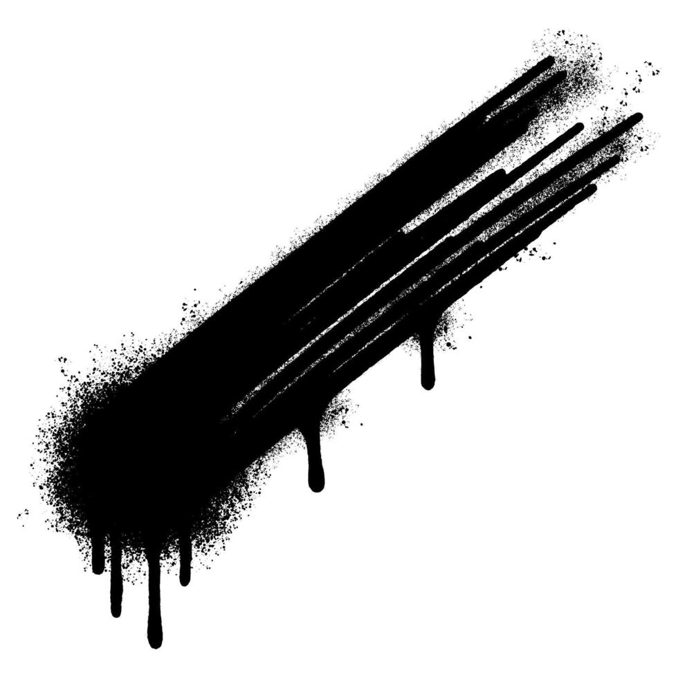 Spray Painted Graffiti meteor icon isolated on white background. vector