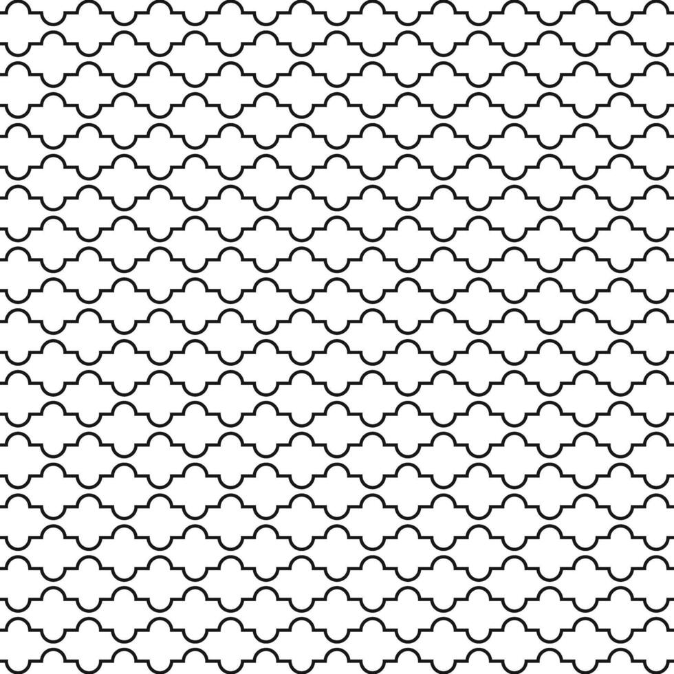Vintage Geometric Shape Linear Seamless Pattern Background vector