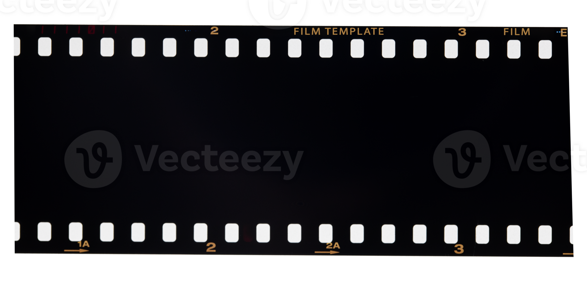 film strip on transparent background. png