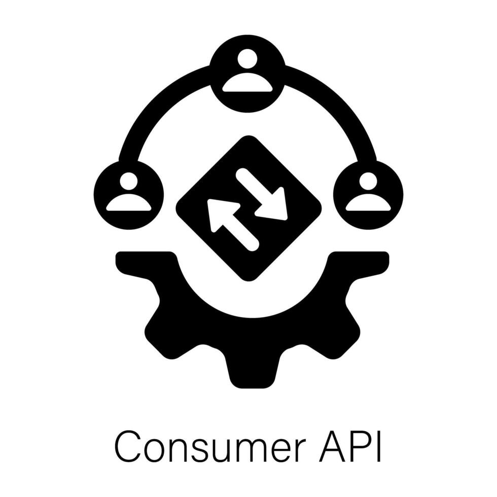 A filled style icon of customer api 47402139 Vector Art at Vecteezy