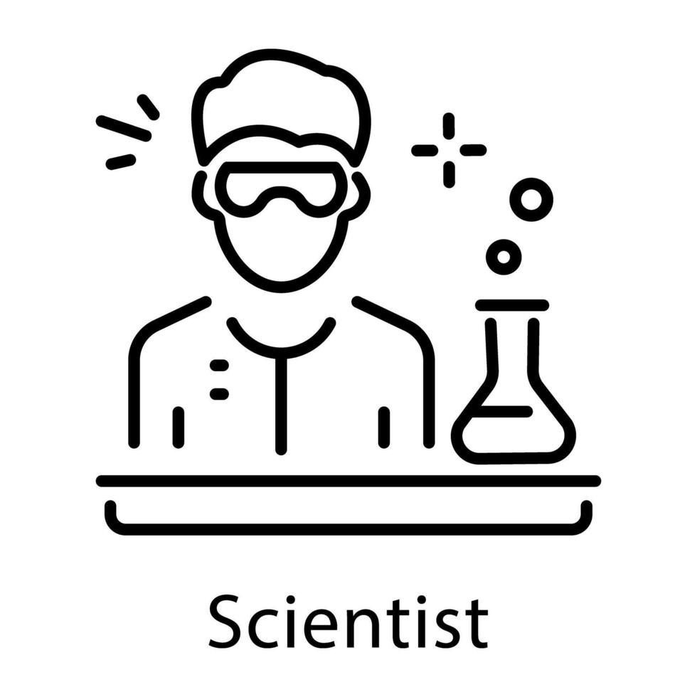 A rock gesture outline style icon vector