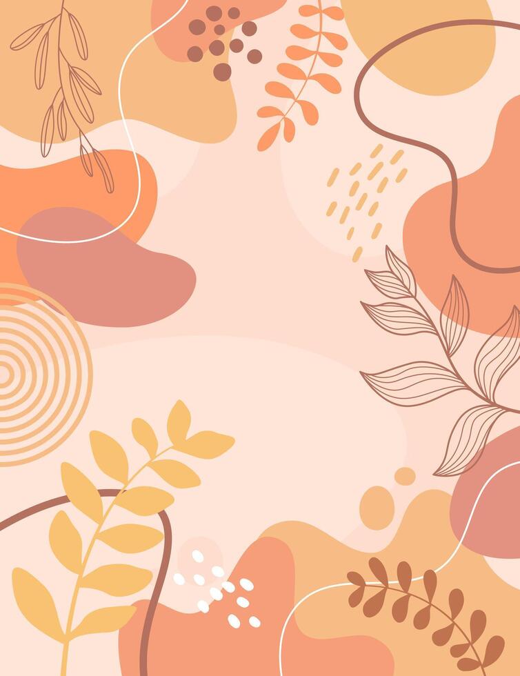 Hand drawn abstract background for design. vector