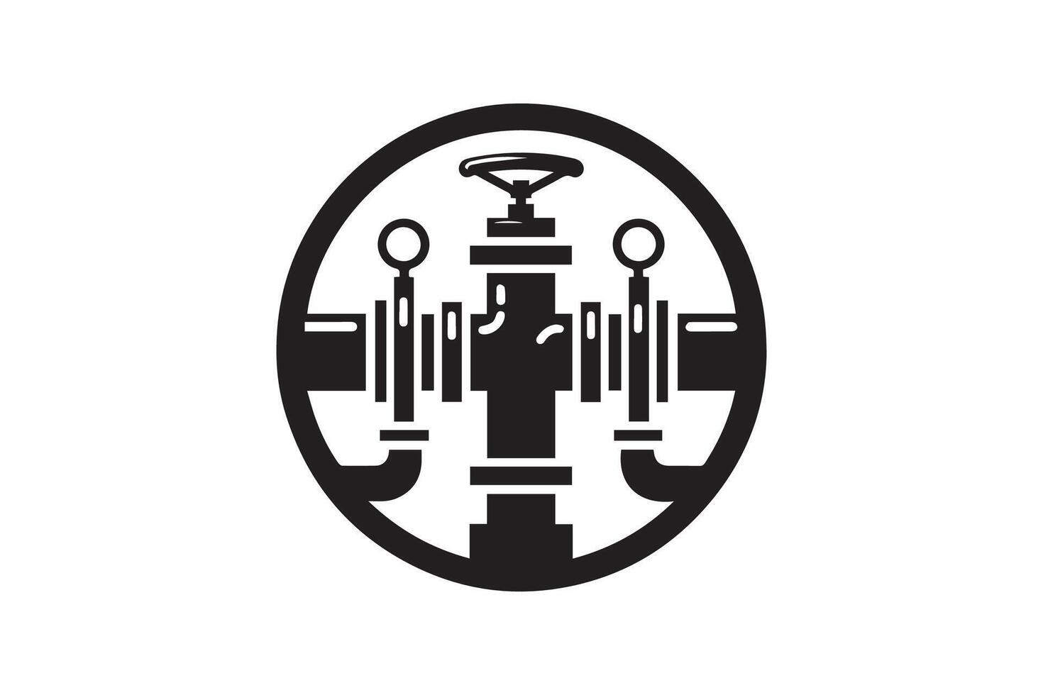 Water, oil or gas M3 pipeline illustration in a flat style vector