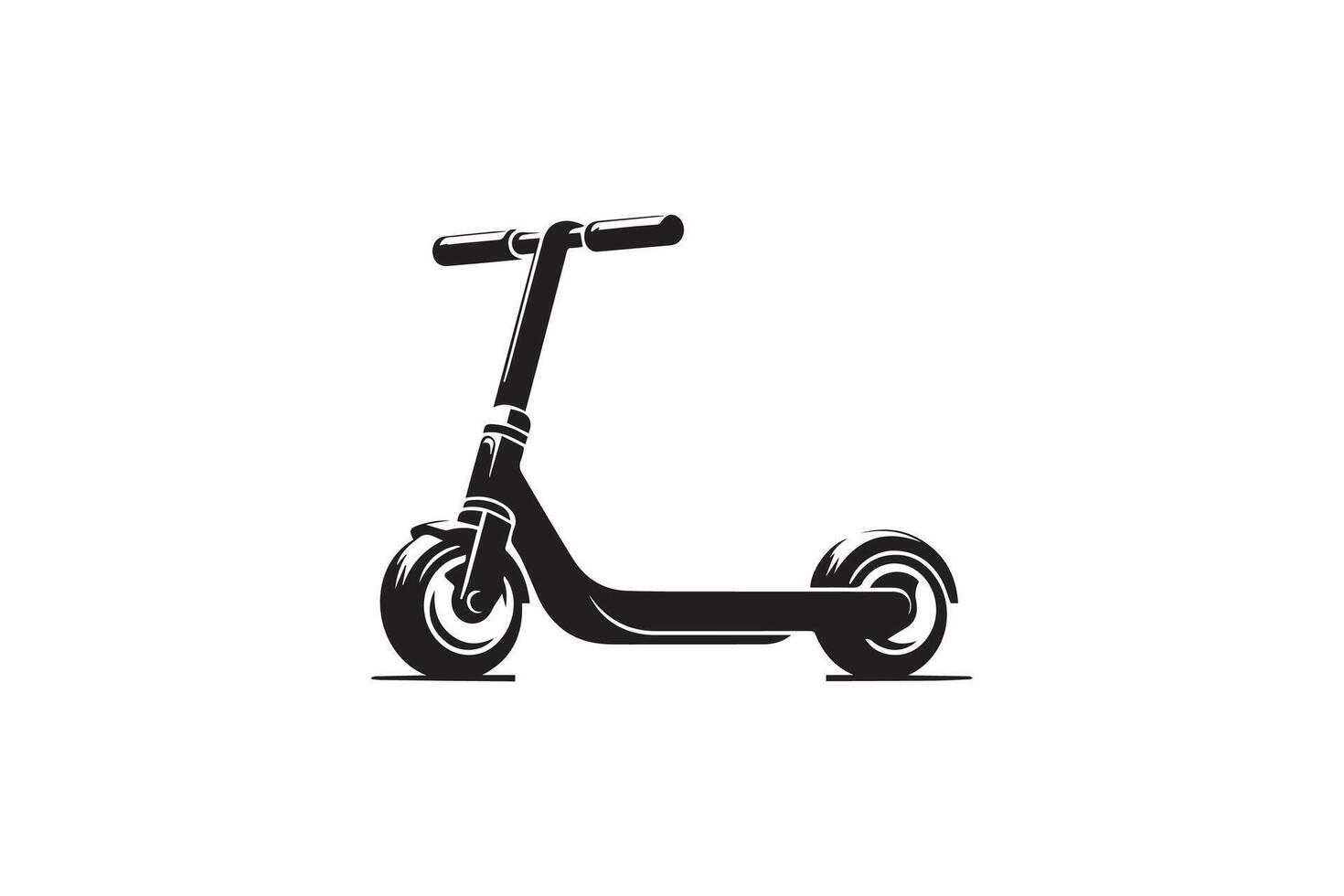 Scooter, Hoverboard, Skateboard, Roller skate silhouette vector