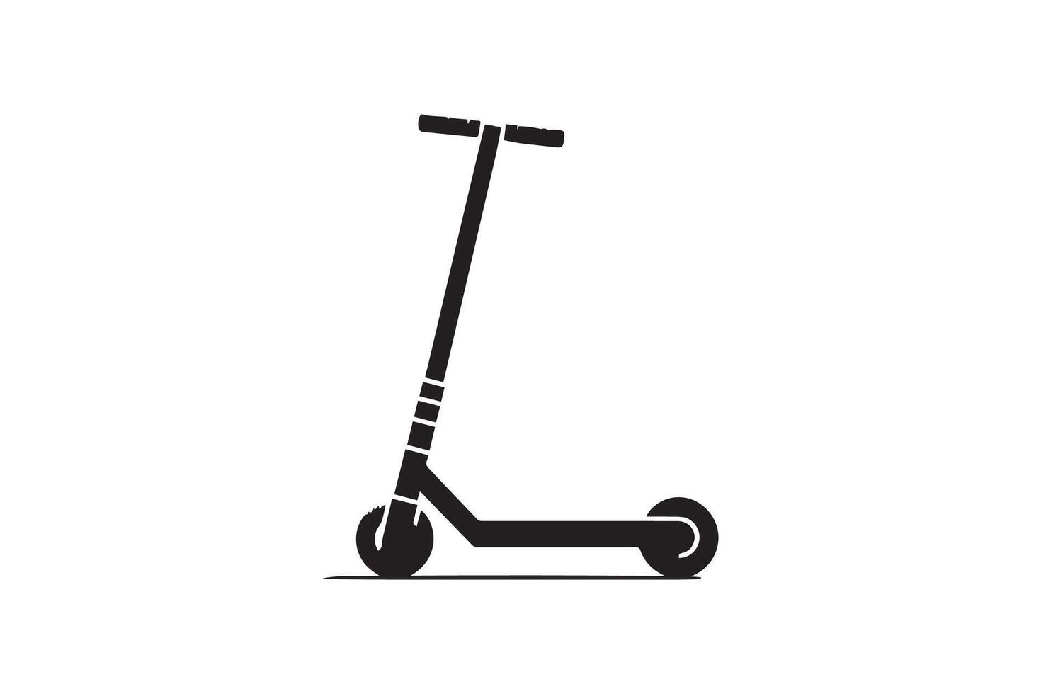 Scooter, Hoverboard, Skateboard, Roller skate silhouette vector