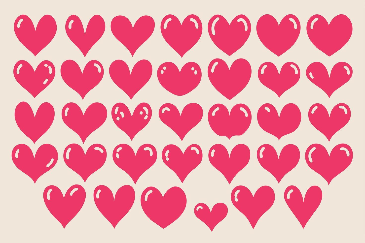 Doodle Heart Eps, Sketch Heart Eps vector