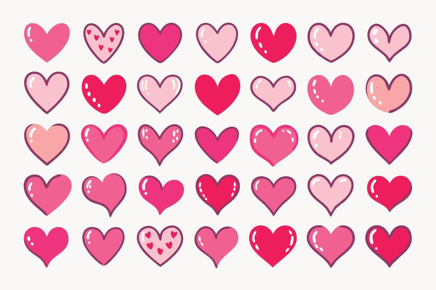 Doodle Heart Eps, Sketch Heart Eps vector