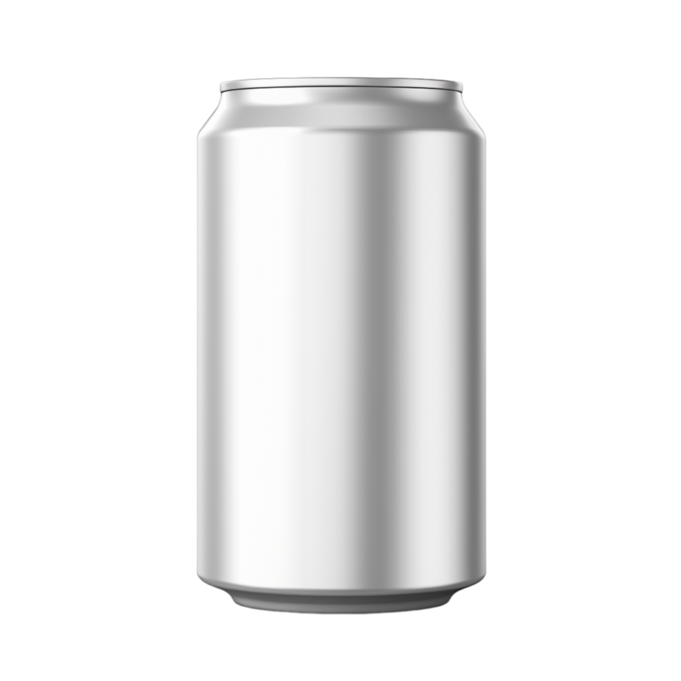 Generated Ai Blank small aluminium soda can mockup png