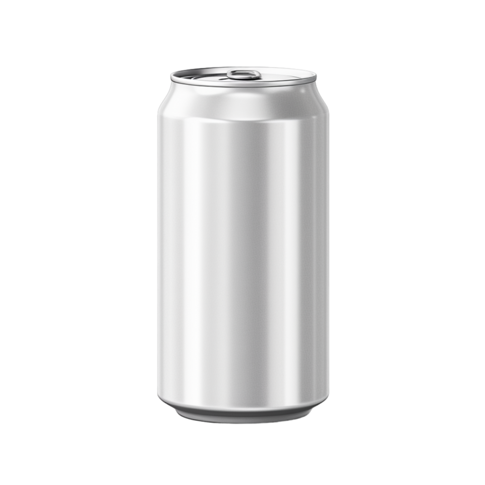 Generated Ai Blank small aluminium soda can mockup png
