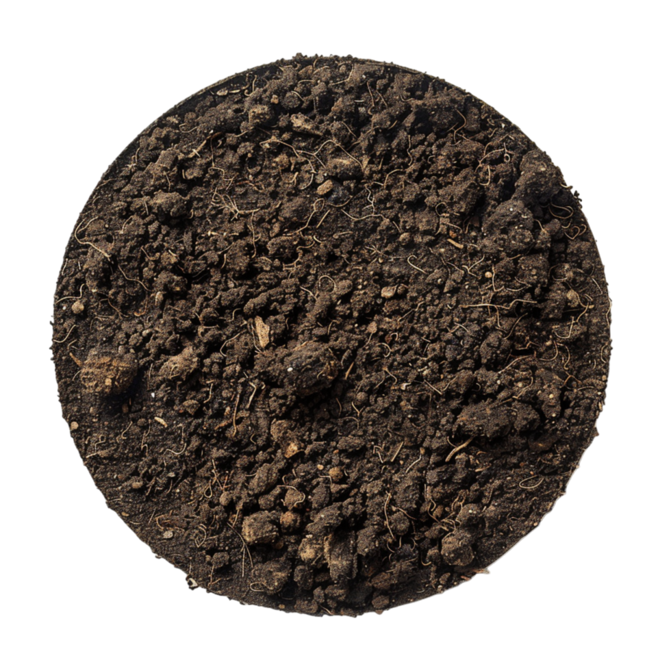 Generated Ai Garden soil texture png