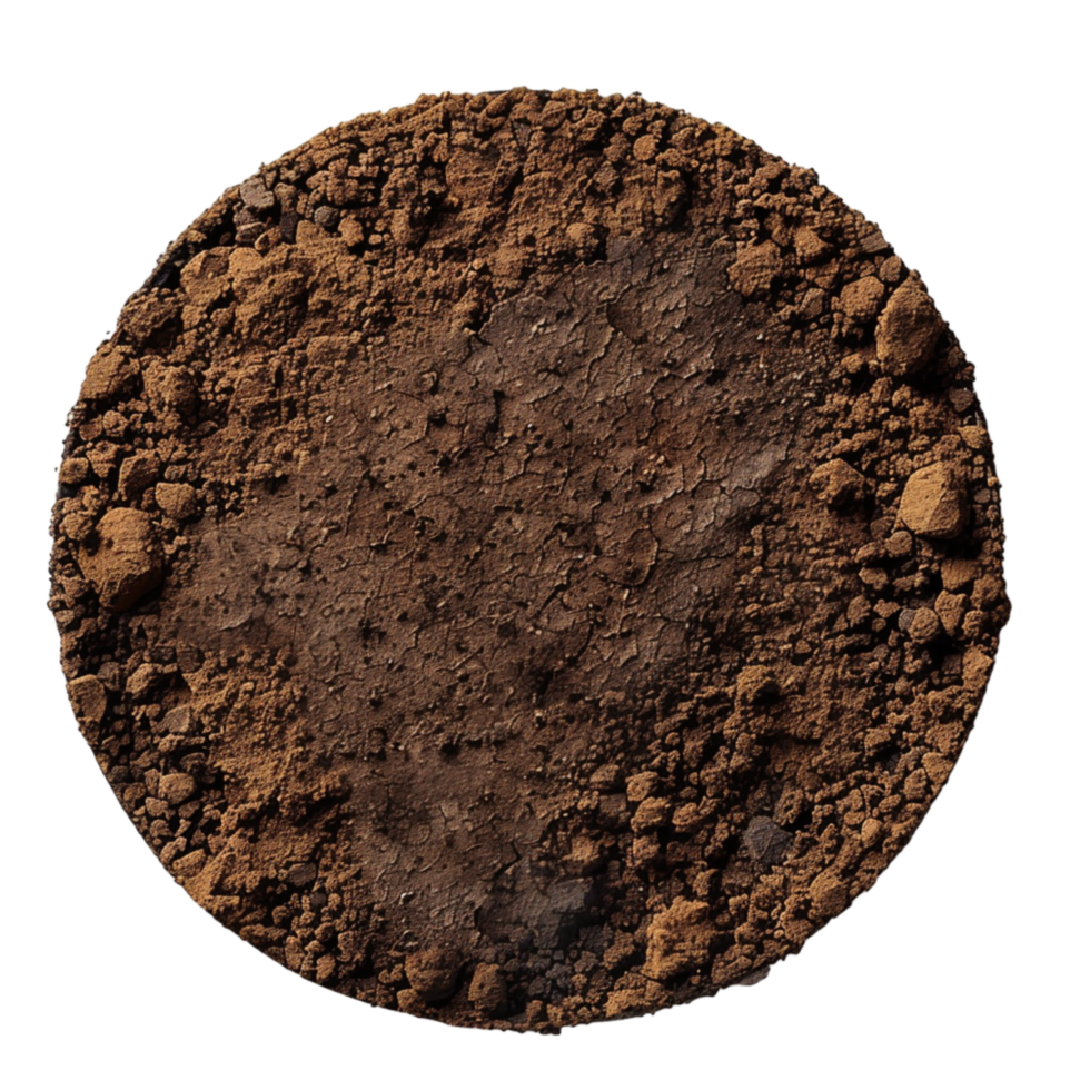 Generated Ai Garden soil texture png