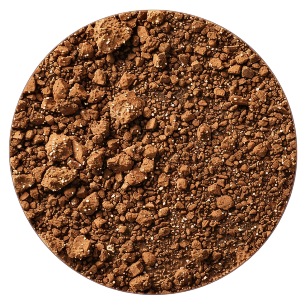 Generated Ai Garden soil texture png