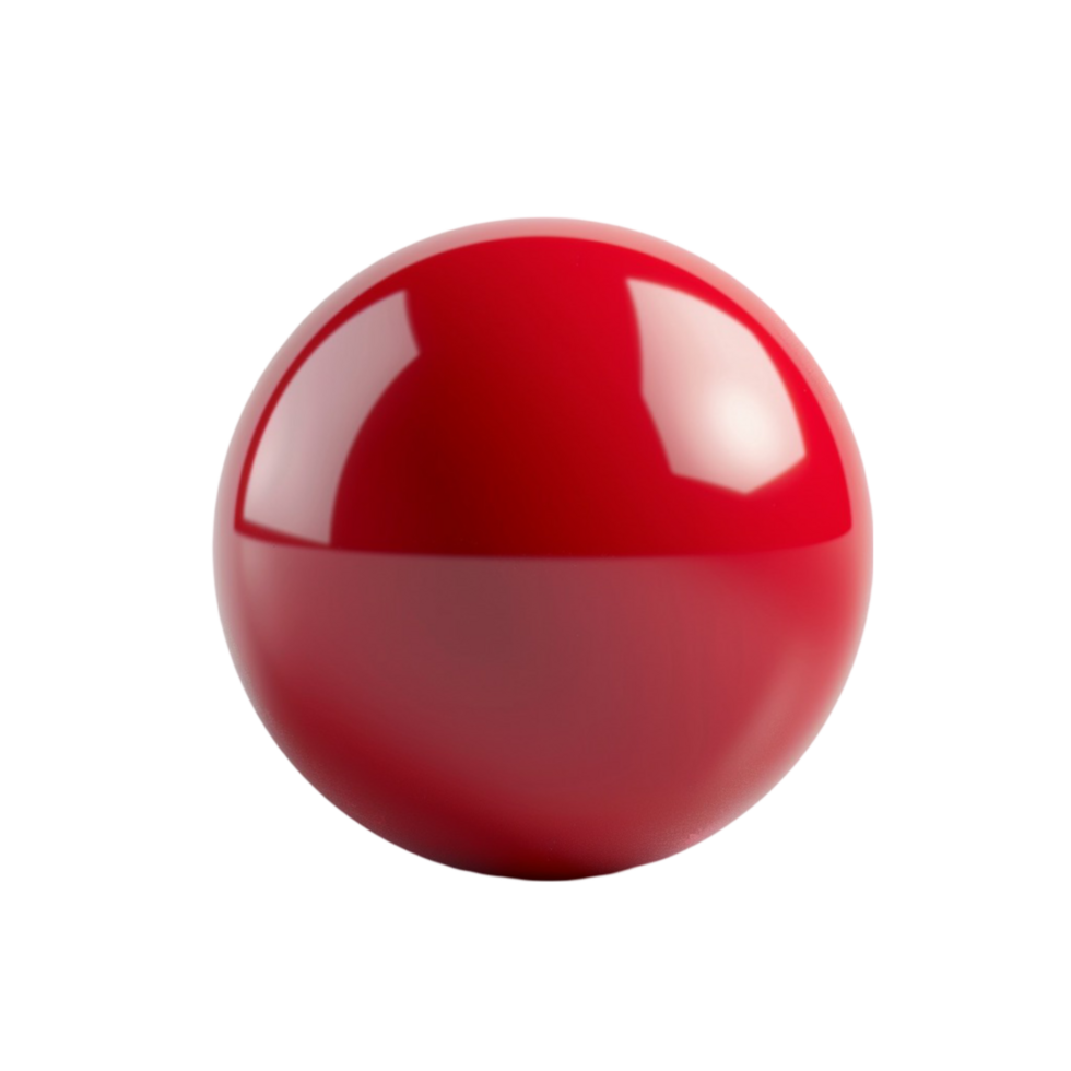 Red ball on transparent background. 47404306 PNG