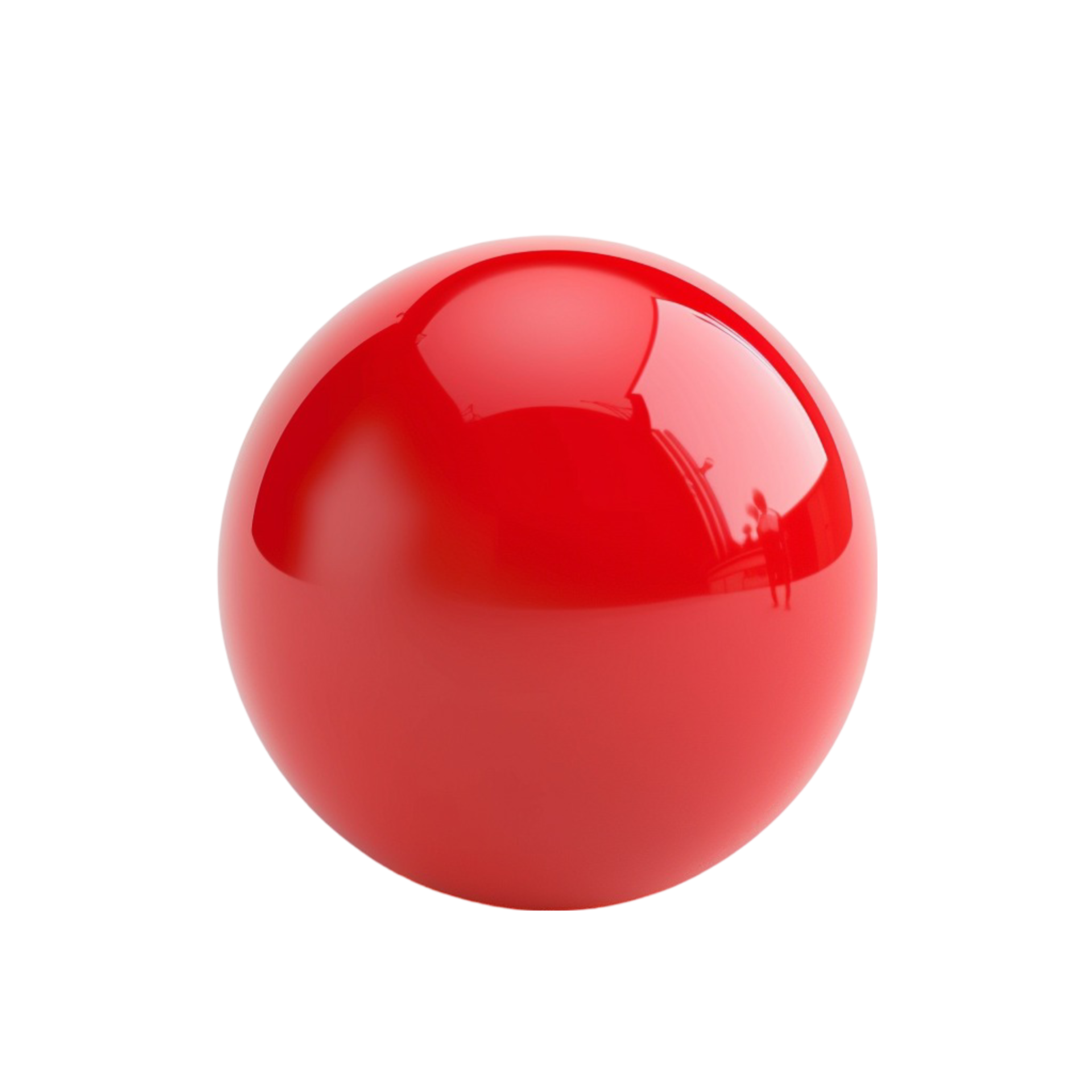 Generated A1 Shiny Red Ball Icon On transparent background. 47404307 PNG