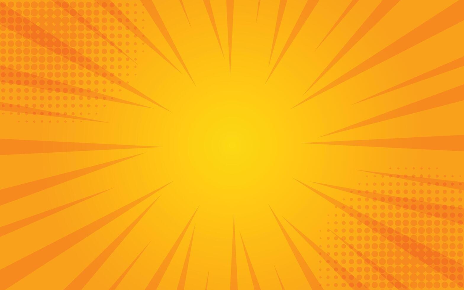 yellow orange abstract comic background texture vector