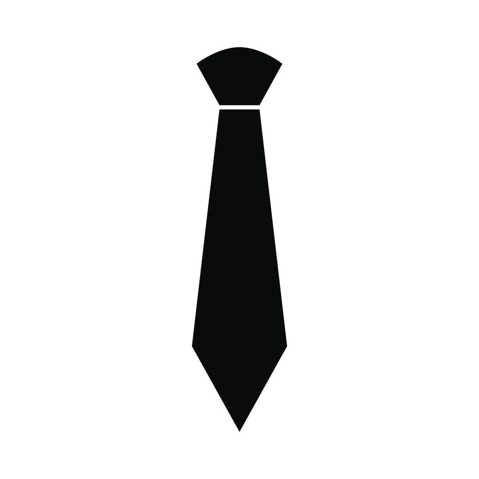 tie icon isolated on white background vector