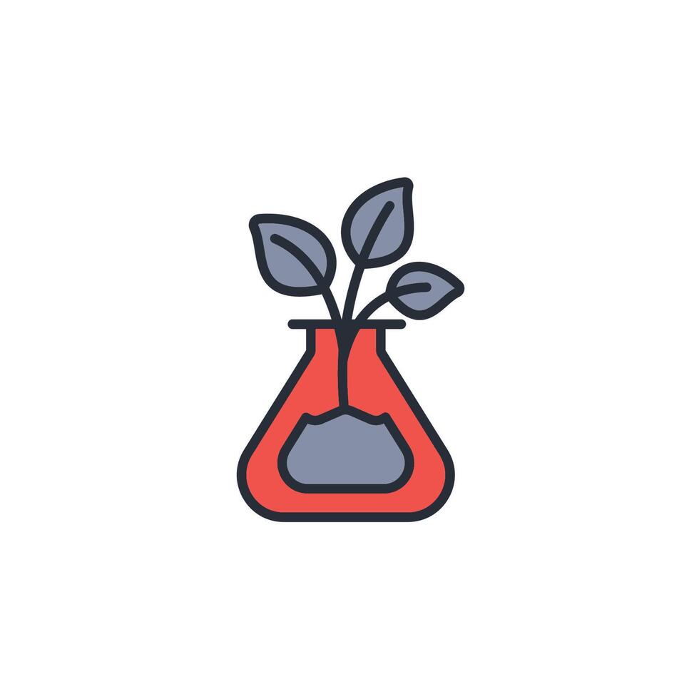biology icon. .Editable stroke.linear style sign for use web design,logo.Symbol illustration. vector