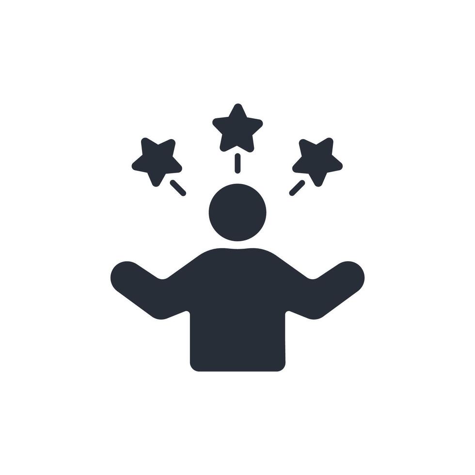 experience icon. .Editable stroke.linear style sign for use web design,logo.Symbol illustration. vector