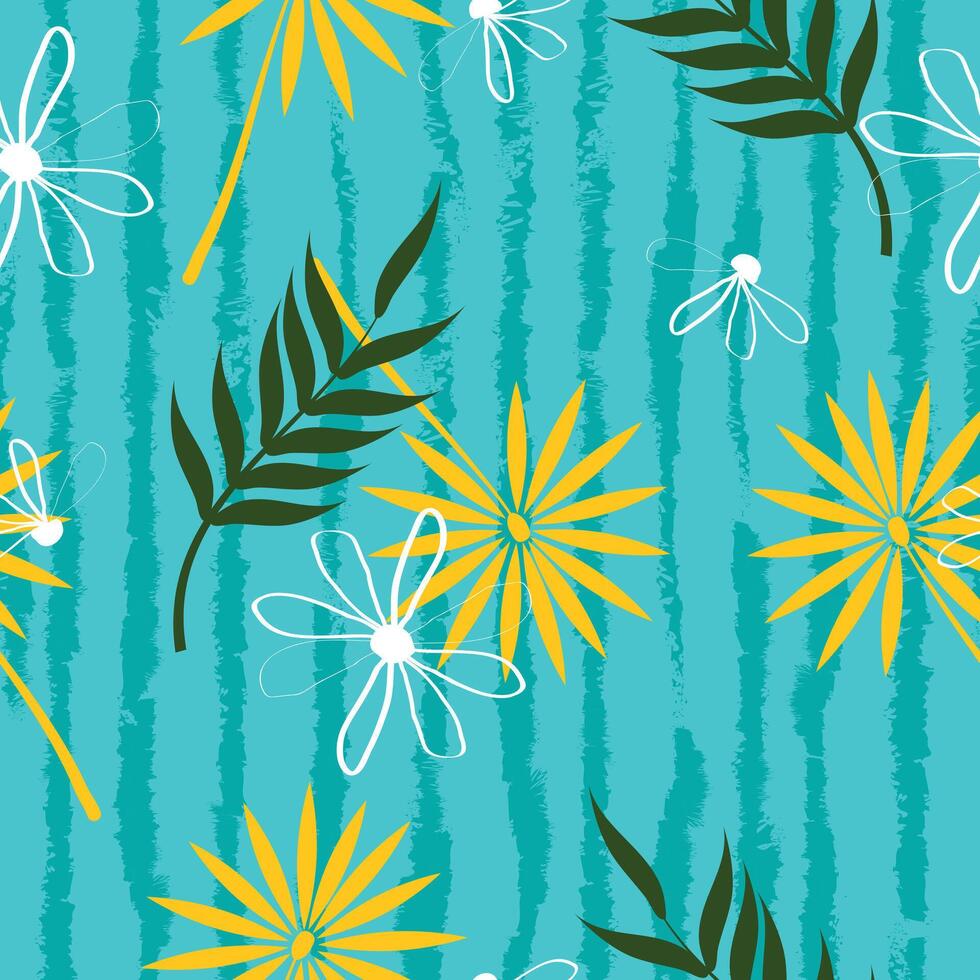 Abstract floral surface pattern seamless background vector