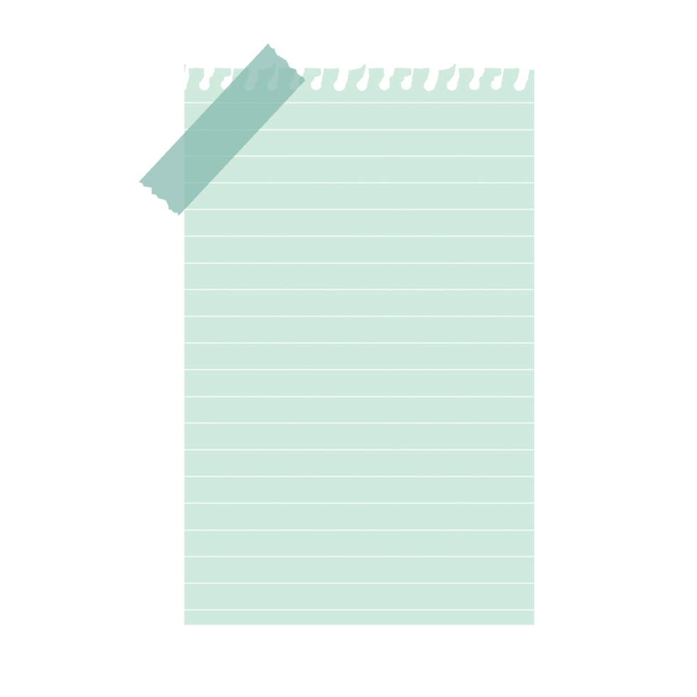 Cute Paper Sticky Note png