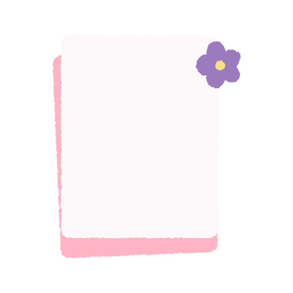 cute sticky note illustration png