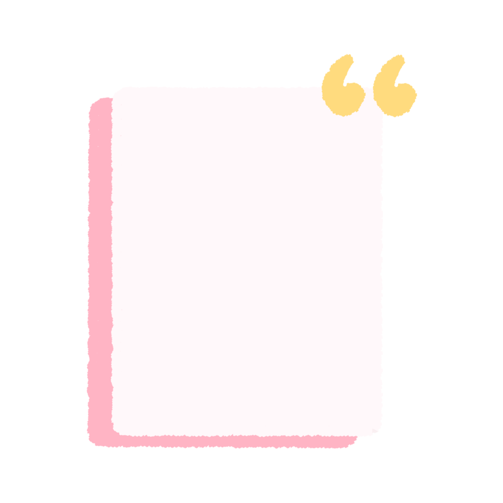 cute sticky note illustration png