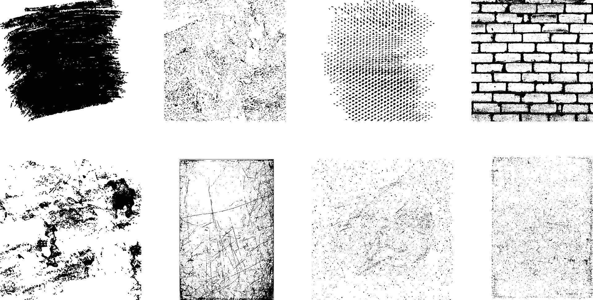 Grunge backgrounds set collection vector