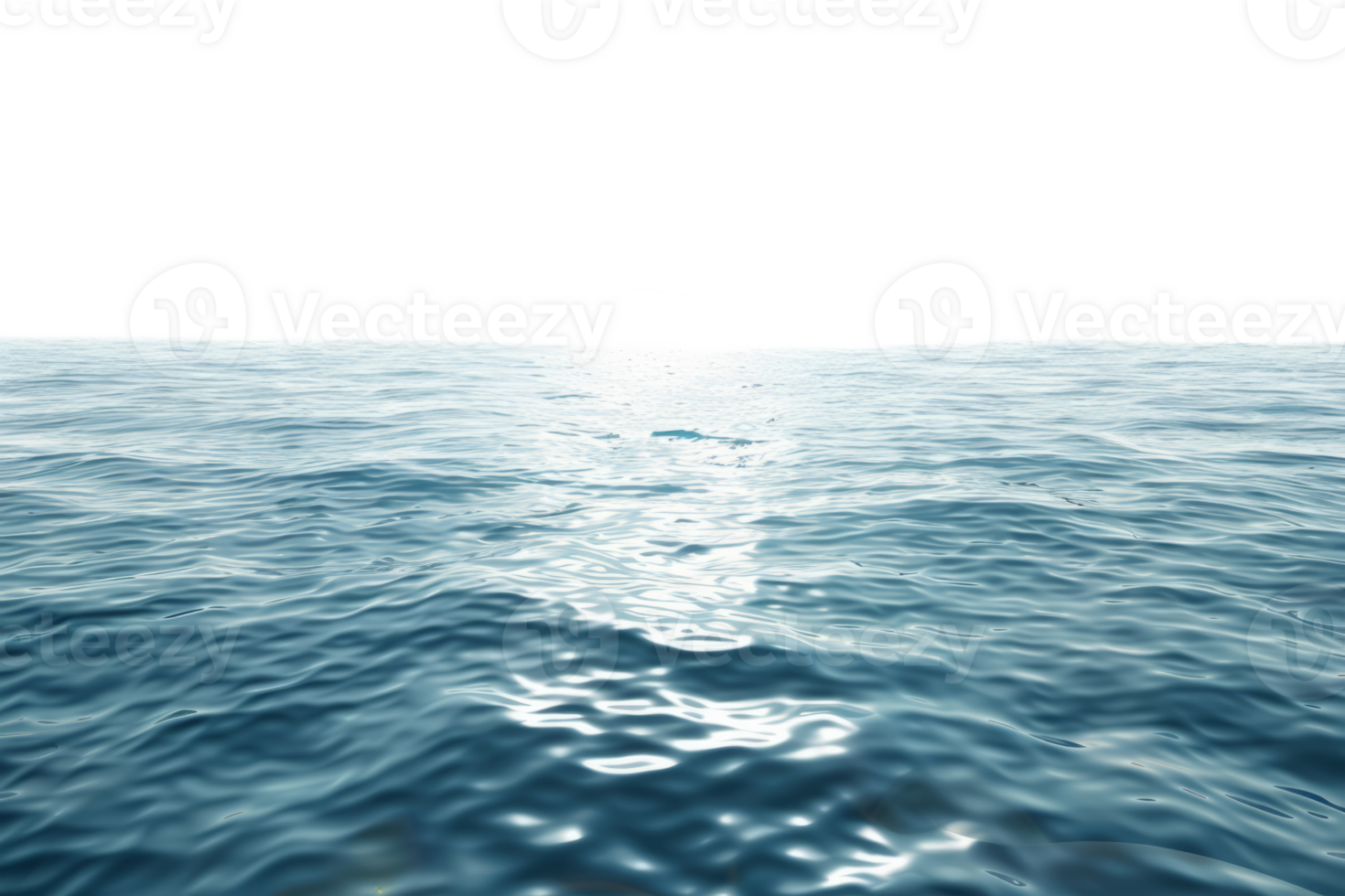 Calm ocean waves. Sea surface png
