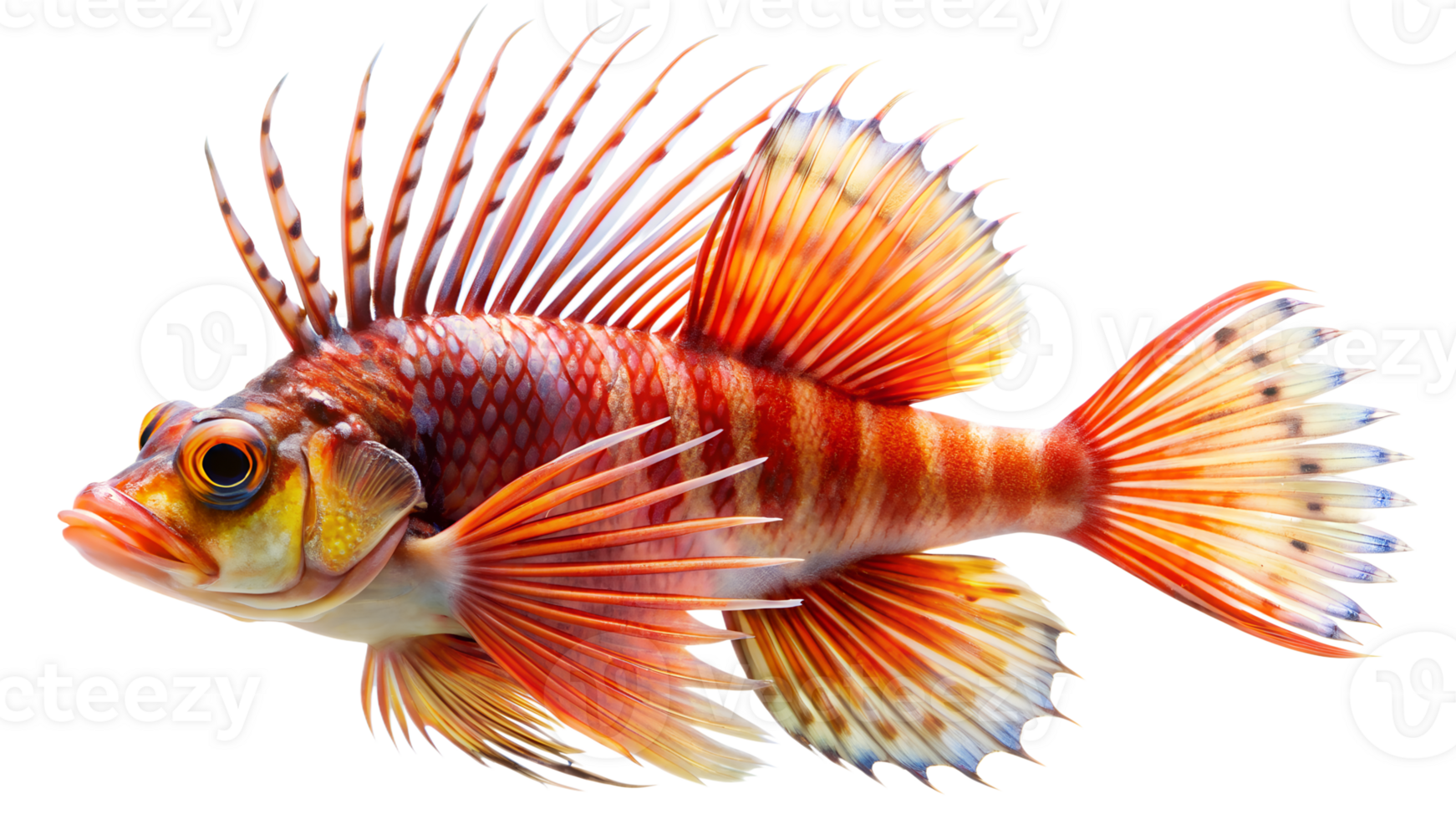 Firefish isolated on background png