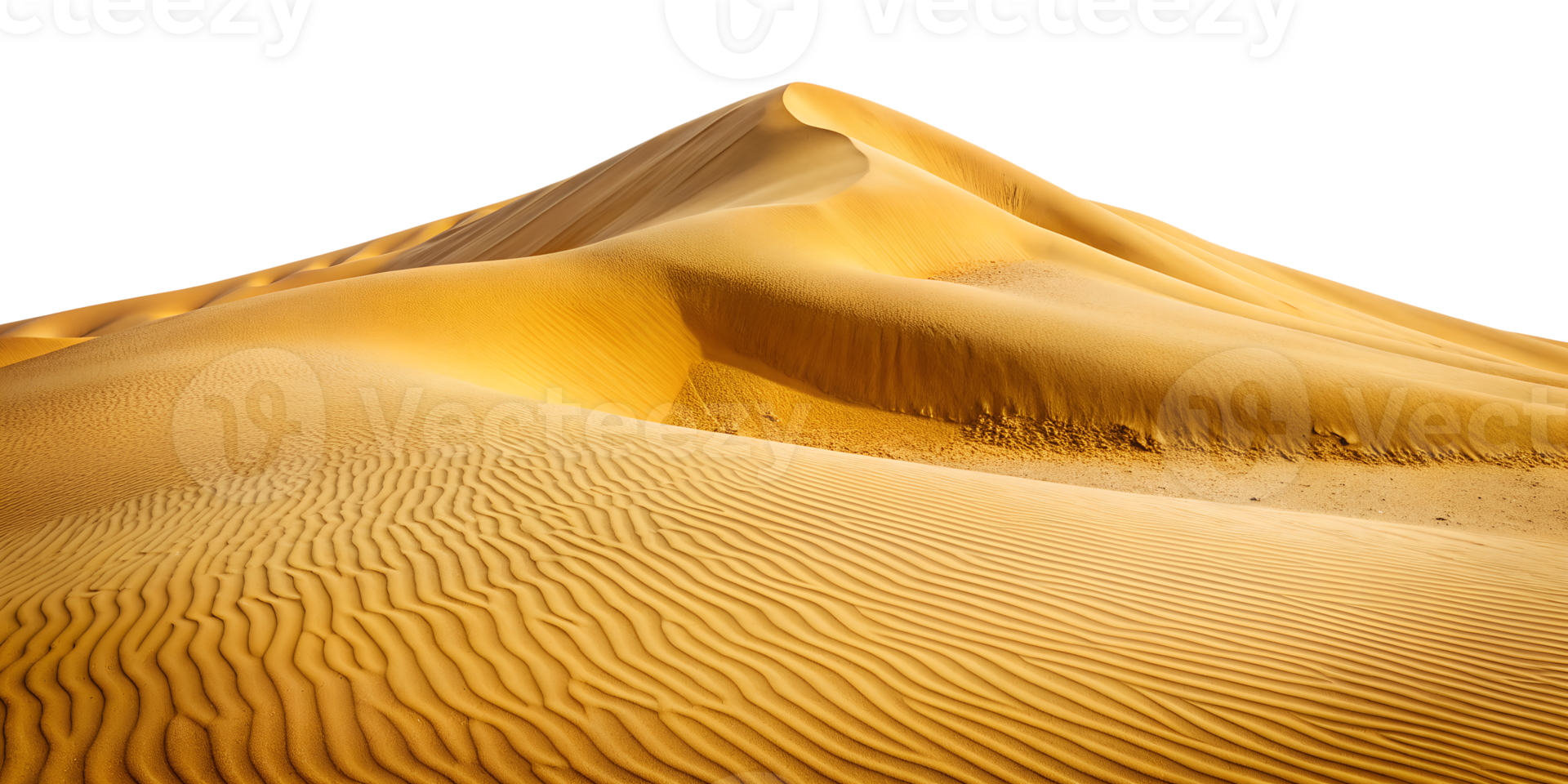 Sand mountains on a transparent background png
