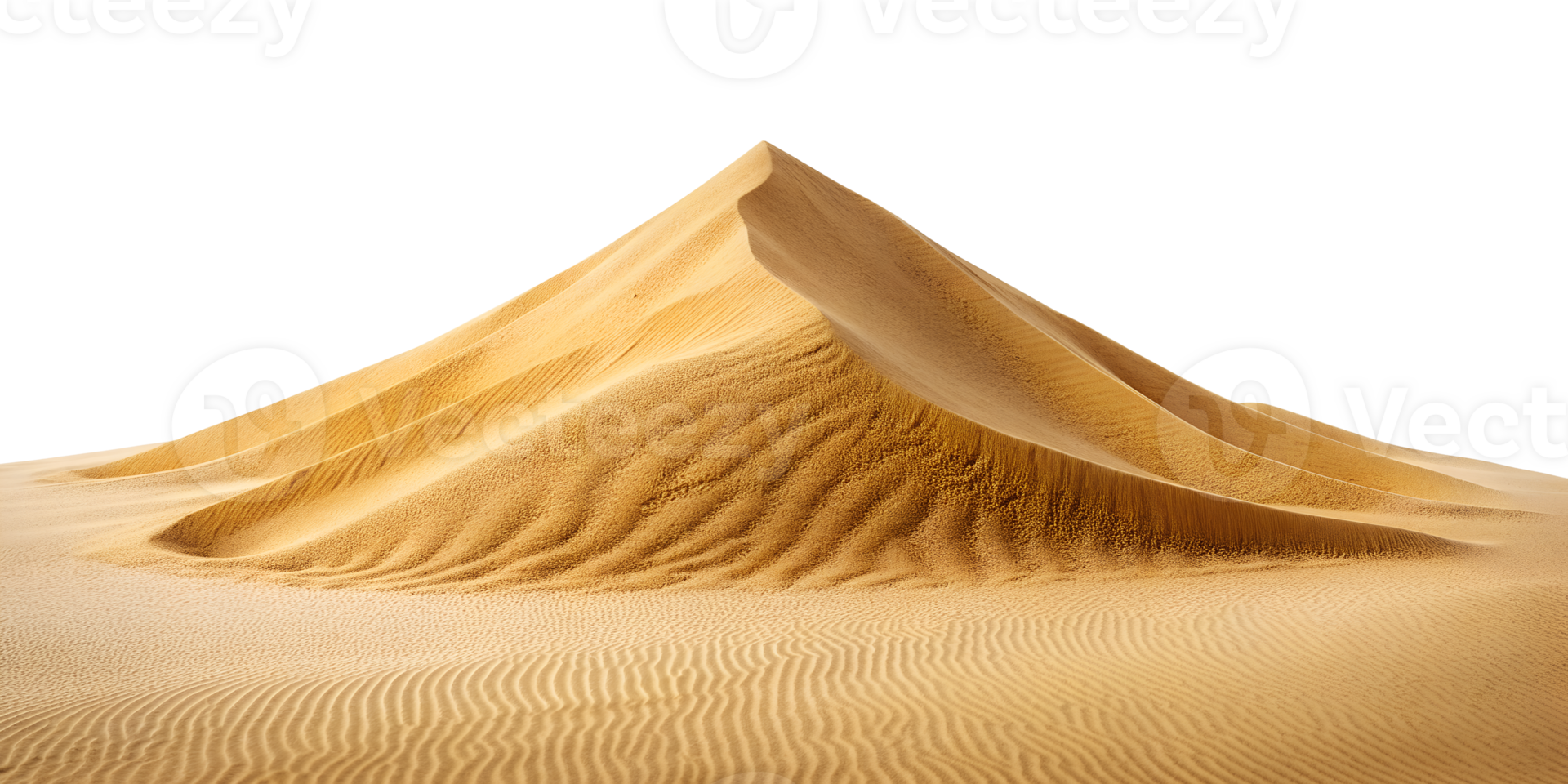 Pile of sand on a transparent background png