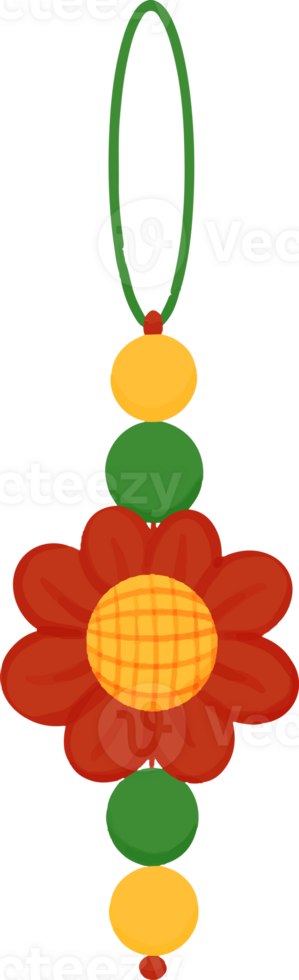 Cute Flower keychain png