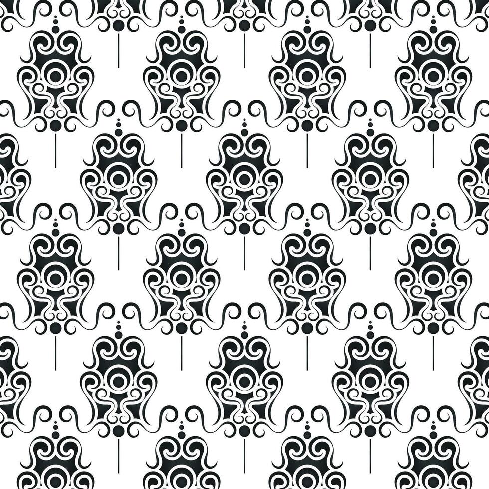 vintage abstract line pattern design vector
